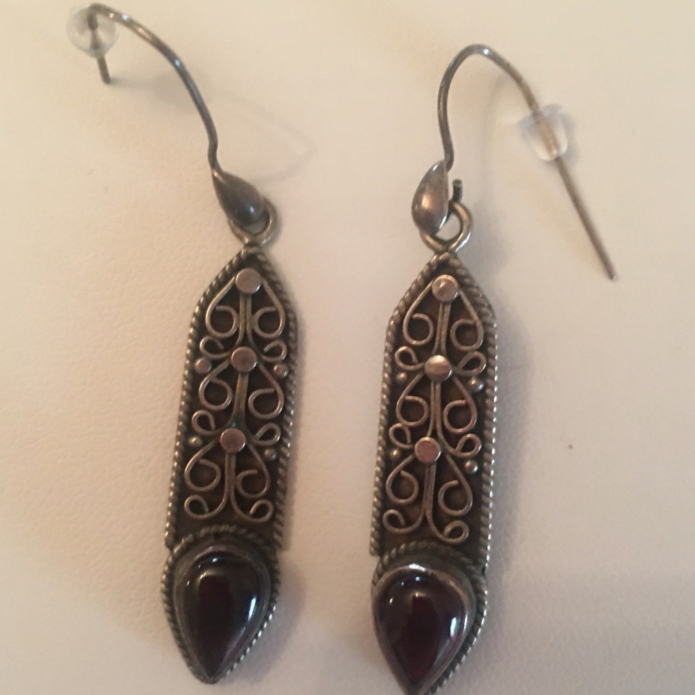 Sterling Silver Drop Earrings